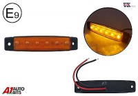 Markeringslys Gule 12v